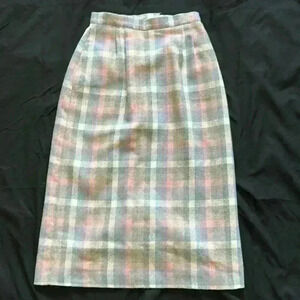 VINTAGE Lucia wool blend midi skirt -----Jacket Available in separate listing